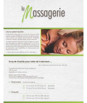 Ensemble draps flanelle écrue (3 morceaux) 100% coton Ensemble draps flanelle écrue (3 morceaux) 100% coton