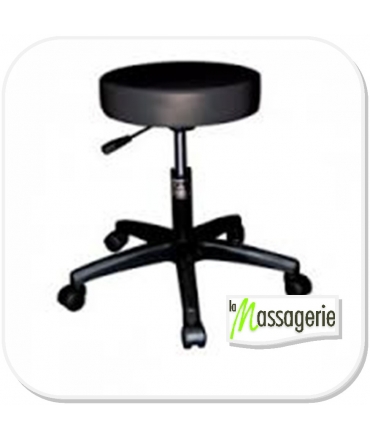TABOURET ROND PNEUMATIQUE NOIR TABOURET ROND PNEUMATIQUE NOIR